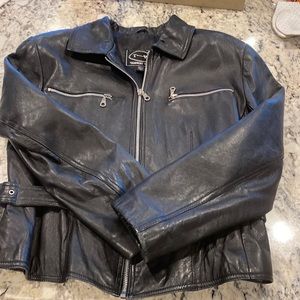 Women’s 100% leather jacket with silk lining